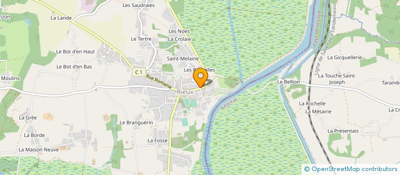 localisation de l'entreprise MADAME JULIE LAUNAY à RIEUX