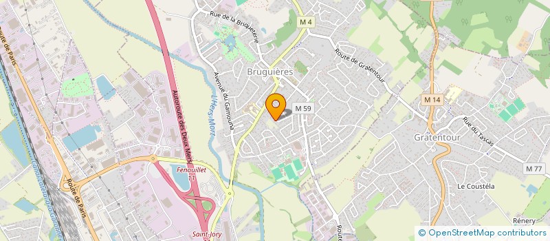 localisation de l'entreprise MADAME JULIE LAUNAY  BRUGUIERES