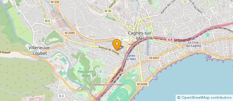 localisation de l'entreprise MADAME JULIE LAURENCE HARTMANN à CAGNES-SUR-MER