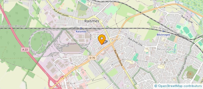 localisation de l'entreprise MADAME JULIE LAURENT  RAISMES