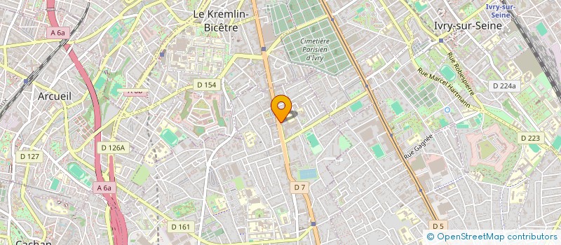 localisation de l'entreprise MADAME JULIE LAURO  VILLEJUIF