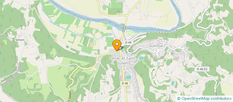 localisation de l'entreprise MADAME JULIE LAVAL  CENAC-ET-SAINT-JULIEN