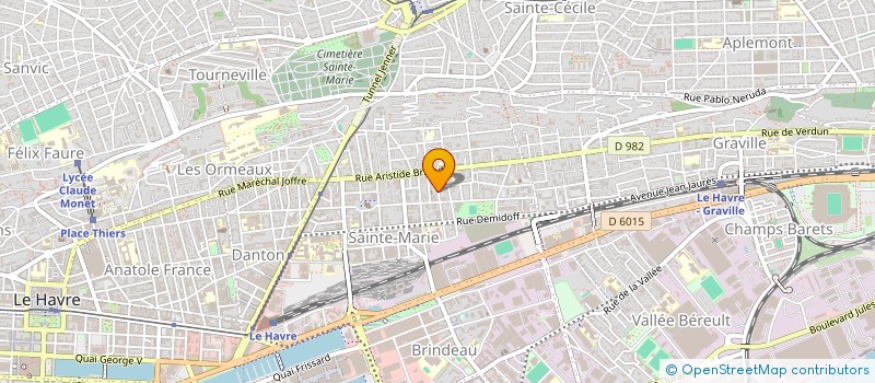 localisation de l'entreprise MADAME JULIE LE  LE HAVRE