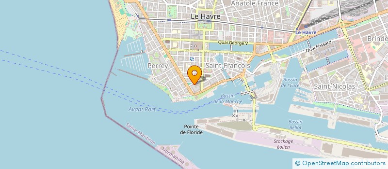 localisation de l'entreprise MADAME JULIE LE BRET  LE HAVRE