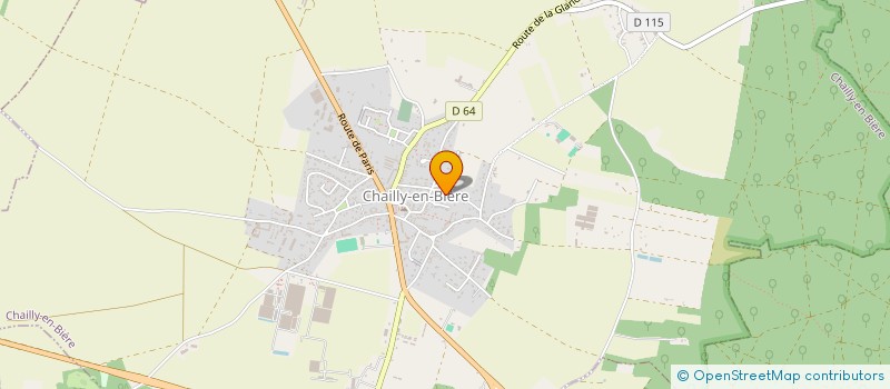 localisation de l'entreprise MADAME JULIE LE CALVEZ  CHAILLY-EN-BIERE