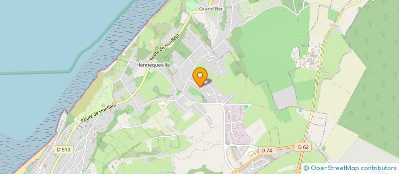 localisation de l'entreprise MADAME JULIE LE CORRE  TROUVILLE-SUR-MER