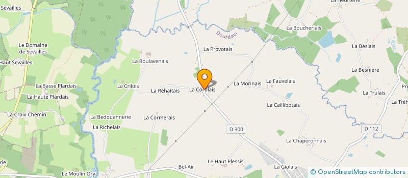 localisation de l'entreprise MADAME JULIE LE GALL  DOURDAIN