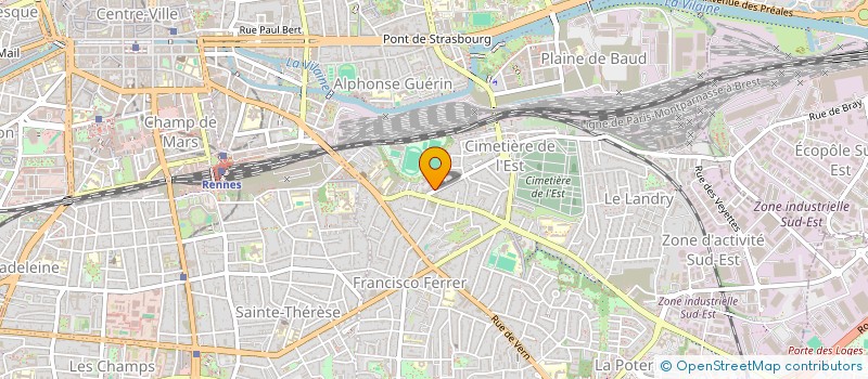 localisation de l'entreprise MADAME JULIE LE GLOAHEC  RENNES