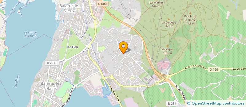 localisation de l'entreprise MADAME JULIE LE MAOUT  BALARUC-LES-BAINS