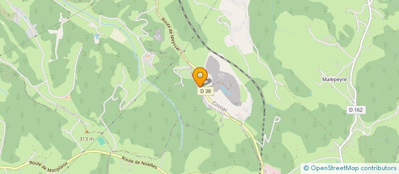 localisation de l'entreprise MADAME JULIE LE SAOUT  COSNAC