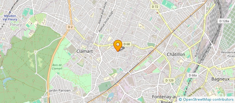 localisation de l'entreprise MADAME JULIE LEBIGRE à CLAMART