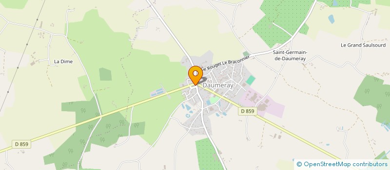 localisation de l'entreprise MADAME JULIE LEBOUC  MORANNES SUR SARTHE-DAUMERAY