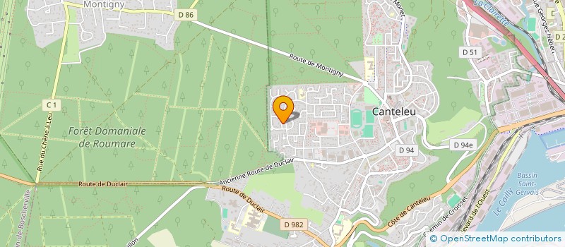 localisation de l'entreprise MADAME JULIE LEBOUGAULT  CANTELEU