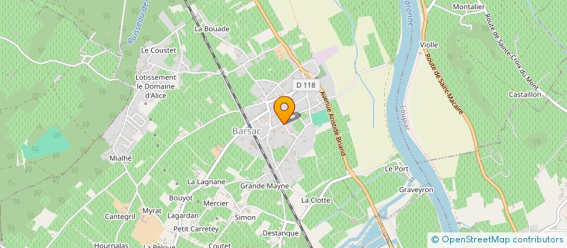 localisation de l'entreprise MADAME JULIE LECARPENTIER  BARSAC