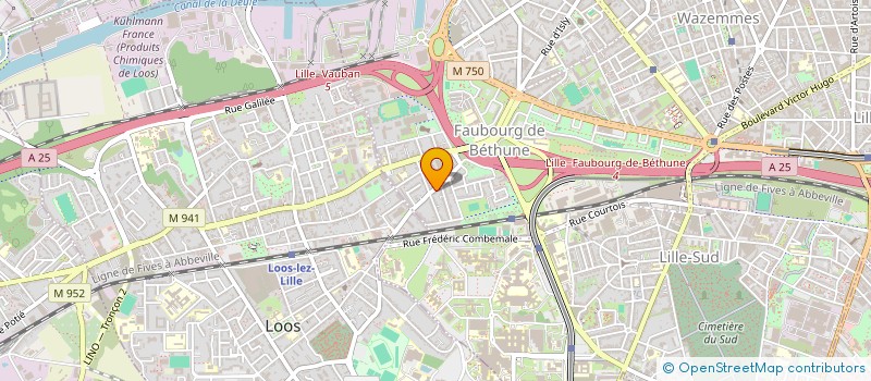 localisation de l'entreprise MADAME JULIE LECLERCQ à LILLE