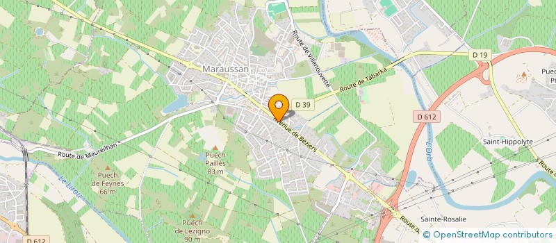 localisation de l'entreprise MADAME JULIE LECOINTRE  MARAUSSAN