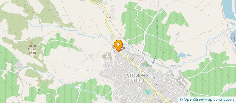 localisation de l'entreprise MADAME JULIE LECOMTE  CAZOULS-LES-BEZIERS