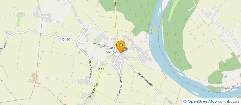 localisation de l'entreprise MADAME JULIE LECOURIEUX  SIGLOY