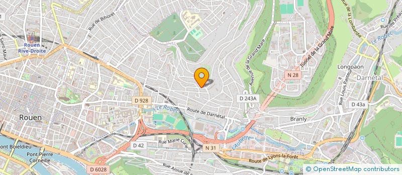 localisation de l'entreprise MADAME JULIE LECOUTURIER  ROUEN