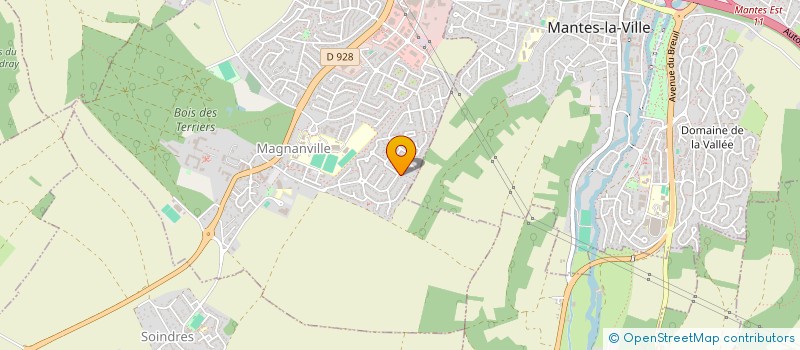 localisation de l'entreprise MADAME JULIE LEDENT  MAGNANVILLE