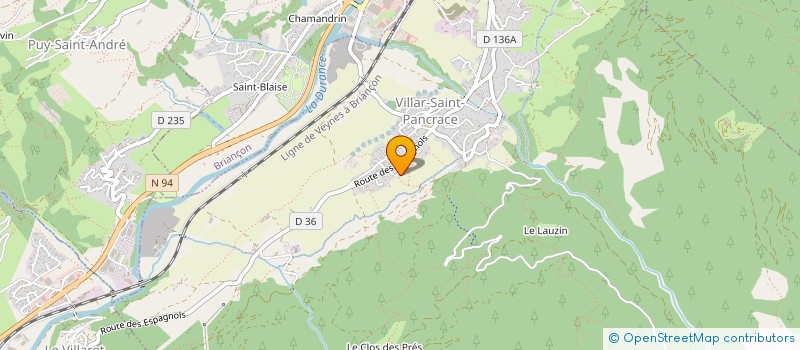 localisation de l'entreprise MADAME JULIE LEFEBVRE  VILLAR-SAINT-PANCRACE