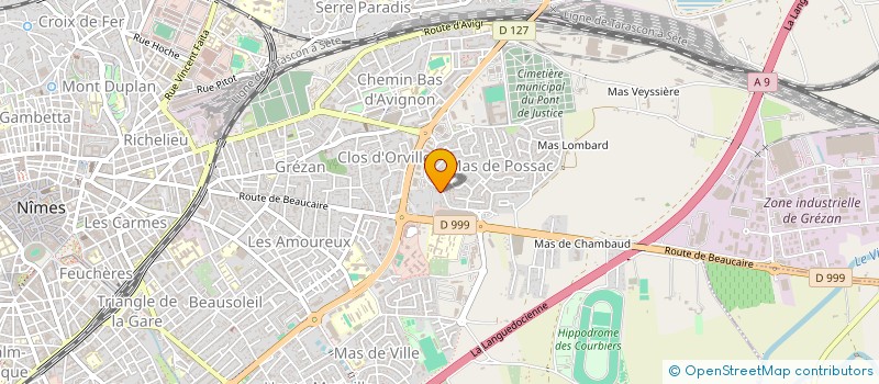 localisation de l'entreprise MADAME JULIE LEFEVRE  NIMES