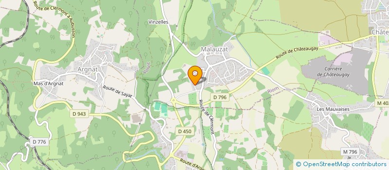 localisation de l'entreprise MADAME JULIE LEGER  MALAUZAT