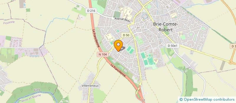 localisation de l'entreprise MADAME JULIE LEGRAND  BRIE-COMTE-ROBERT