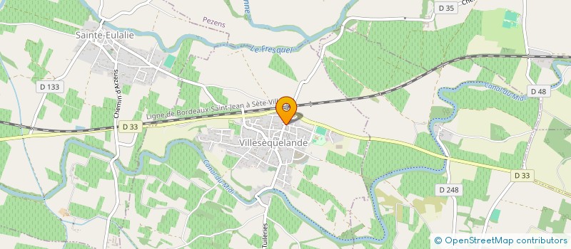 localisation de l'entreprise MADAME JULIE LEGRET  VILLESEQUELANDE