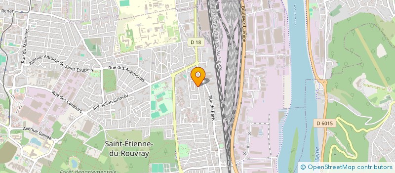 localisation de l'entreprise MADAME JULIE LEHEC  SAINT-ETIENNE-DU-ROUVRAY