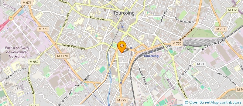 localisation de l'entreprise MADAME JULIE LEJEUNE  WATTRELOS