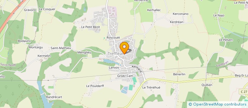 localisation de l'entreprise MADAME JULIE LELANGUE  TREFFLEAN