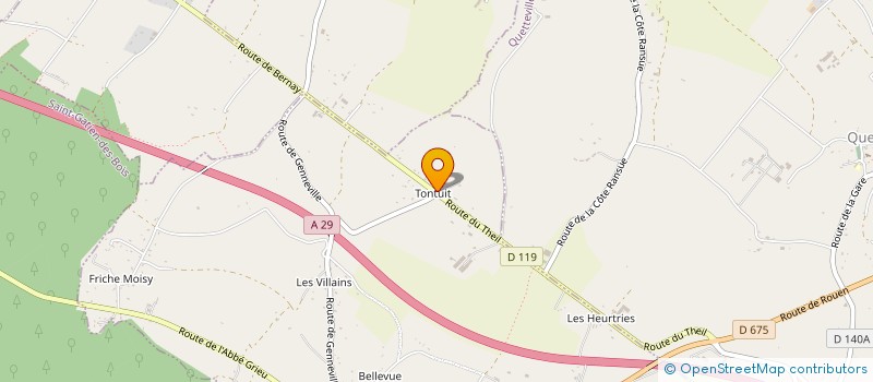 localisation de l'entreprise MADAME JULIE LELIEVRE  SAINT-BENOIT-D'HEBERTOT