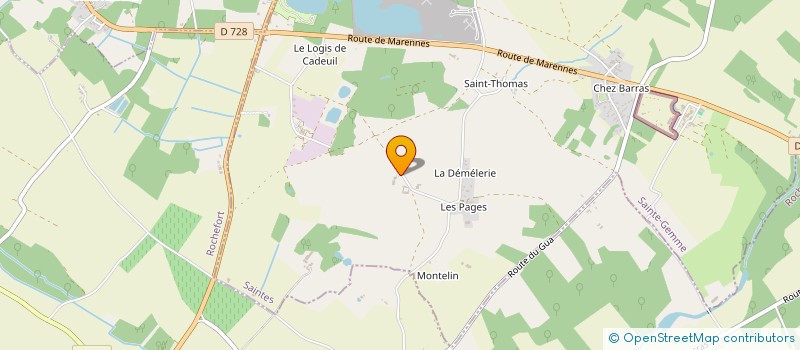 localisation de l'entreprise MADAME JULIE LELIEVRE à SAINTE-GEMME
