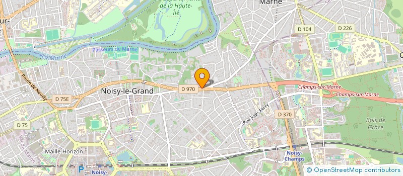 localisation de l'entreprise MADAME JULIE LELLOUCHE  NOISY-LE-GRAND