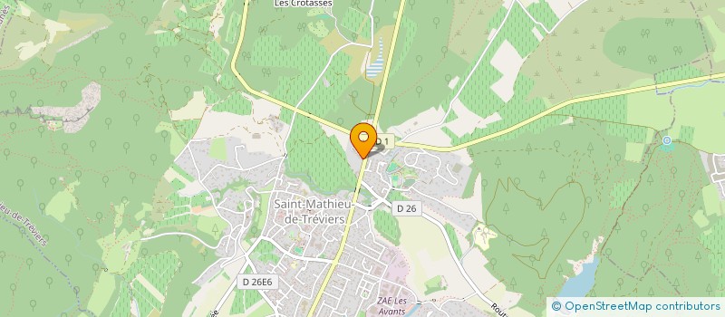 localisation de l'entreprise MADAME JULIE LEMERAY  SAINT-MATHIEU-DE-TREVIERS