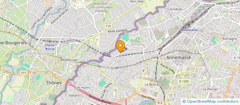 localisation de l'entreprise MADAME JULIE LEMORE  AMBILLY