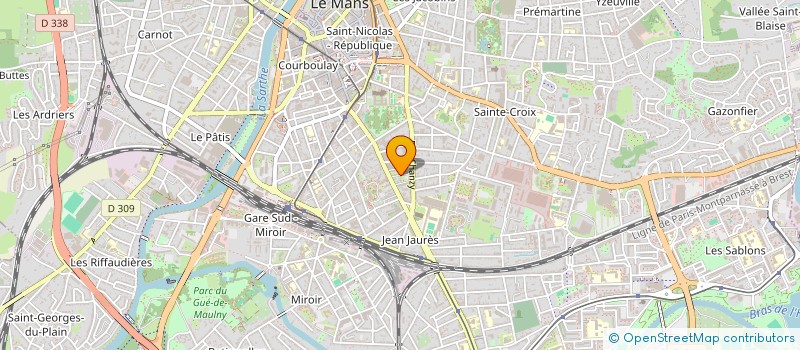 localisation de l'entreprise MADAME JULIE LENA  LE MANS