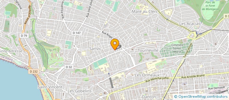 localisation de l'entreprise MADAME JULIE LEPLAT à LE HAVRE