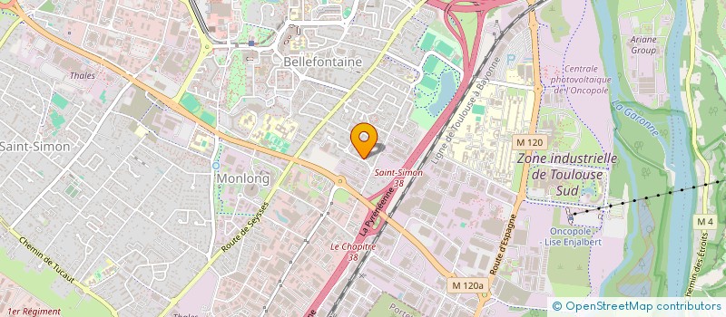 localisation de l'entreprise MADAME JULIE LERAT à TOULOUSE