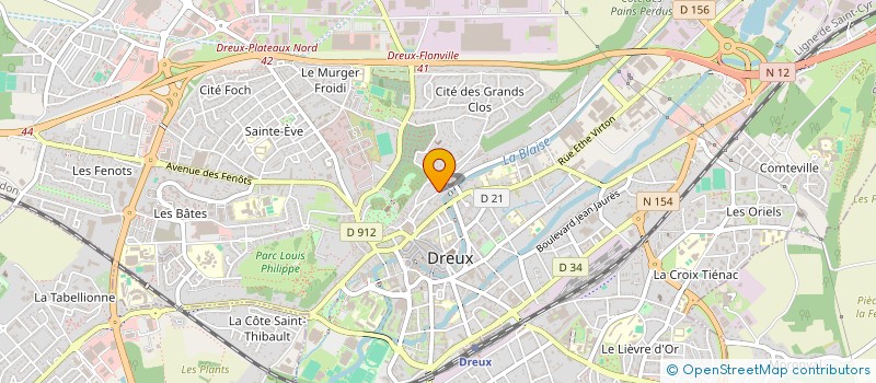 localisation de l'entreprise MADAME JULIE LERAY à DREUX