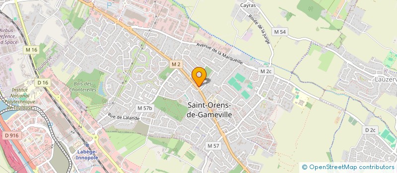 localisation de l'entreprise MADAME JULIE LEROY  SAINT-ORENS-DE-GAMEVILLE