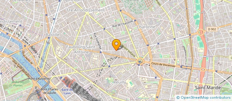 localisation de l'entreprise MADAME JULIE LESBATS  PARIS