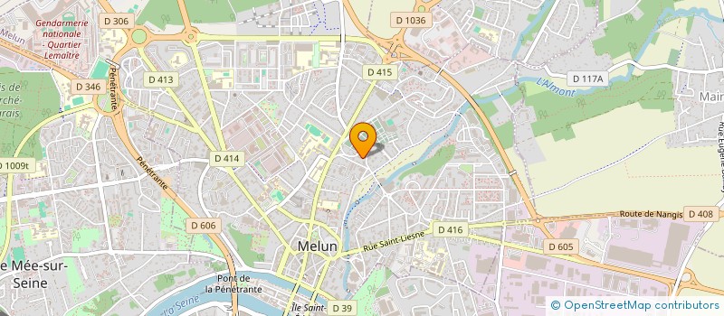localisation de l'entreprise MADAME JULIE LESCOUARCH à MELUN