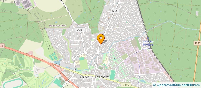 localisation de l'entreprise MADAME JULIE LESCOUET  OZOIR-LA-FERRIERE