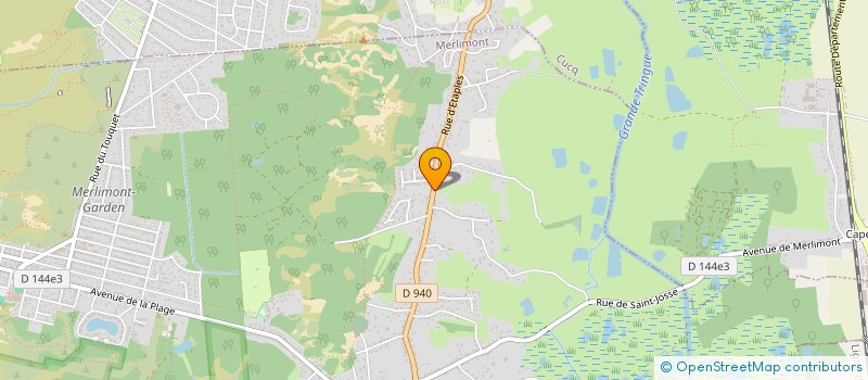 localisation de l'entreprise MADAME JULIE LESSENCE  MERLIMONT