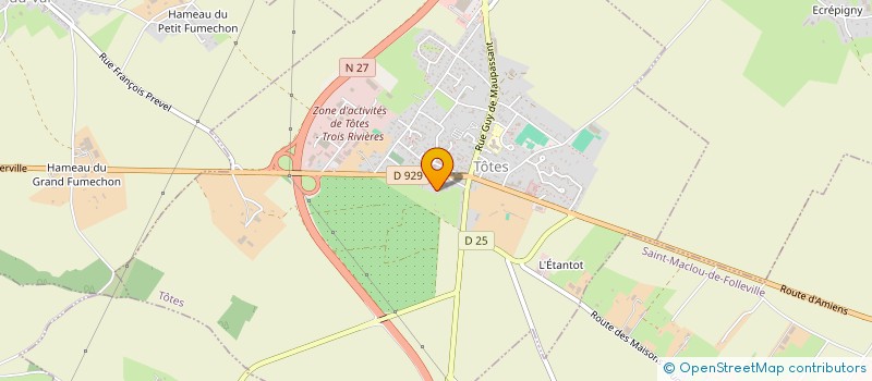 localisation de l'entreprise MADAME JULIE LEULLIER  TOTES