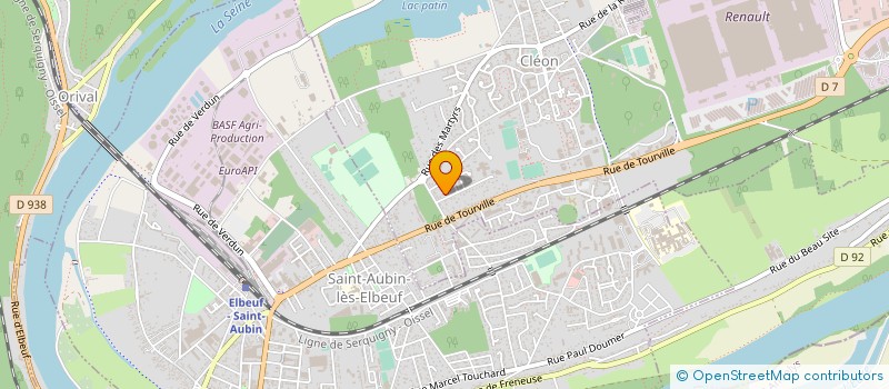 localisation de l'entreprise MADAME JULIE LEVAVASSEUR  CLEON