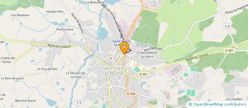 localisation de l'entreprise MADAME JULIE LEWIS à SAINT-YRIEIX-LA-PERCHE