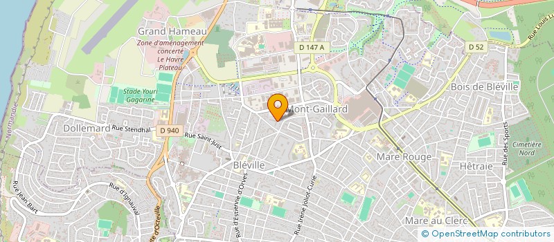 localisation de l'entreprise MADAME JULIE LHERONDELLE à LE HAVRE